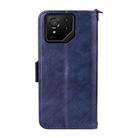 For Asus ROG Phone 9 / 9 Pro Multi-card Slots Crossbody Cowhide Leather Phone Case(Blue) - 3