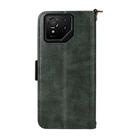 For Asus ROG Phone 9 / 9 Pro Multi-card Slots Crossbody Cowhide Leather Phone Case(Green) - 3