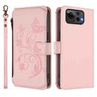 For ASUS Zenfone 12 Ultra Butterfly Love Flower Multi-card Zipper Wallet Leather Phone Case(Pink) - 2