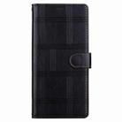 For Sony Xperia 1 VI Embossed Checkered Leather Phone Case(Black) - 2
