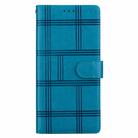 For Xiaomi 15 Embossed Checkered Leather Phone Case(Blue) - 2