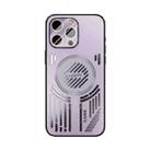 For iPhone 13 Pro Max ABEEL Ice Fox Series Magsafe Heat Sink Cooling Phone Case(Pink Purple) - 2