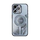 For iPhone 13 Pro ABEEL Ice Fox Series Magsafe Heat Sink Cooling Phone Case(Blue) - 2