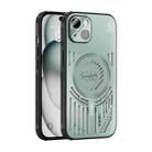 For iPhone 13 ABEEL Ice Fox Series Magsafe Heat Sink Cooling Phone Case(Light Green) - 1