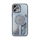 For iPhone 16 Pro ABEEL Ice Fox Series Magsafe Heat Sink Cooling Phone Case(Blue) - 2