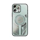 For iPhone 16 Pro ABEEL Ice Fox Series Magsafe Heat Sink Cooling Phone Case(Light Green) - 2