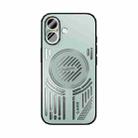 For iPhone 16 ABEEL Ice Fox Series Magsafe Heat Sink Cooling Phone Case(Light Green) - 2