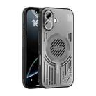 For iPhone 16 ABEEL Ice Fox Series Magsafe Heat Sink Cooling Phone Case(Titanium Gray) - 1