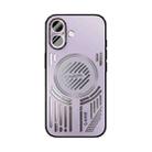 For iPhone 16 ABEEL Ice Fox Series Magsafe Heat Sink Cooling Phone Case(Pink Purple) - 2