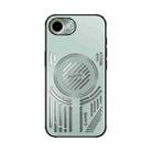 For iPhone 16e ABEEL Ice Fox Series Magsafe Heat Sink Cooling Phone Case(Light Green) - 2