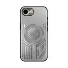 For iPhone 16e ABEEL Ice Fox Series Magsafe Heat Sink Cooling Phone Case(Titanium Gray) - 2