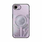For iPhone 16e ABEEL Ice Fox Series Magsafe Heat Sink Cooling Phone Case(Pink Purple) - 2