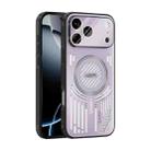 For iPhone 17 Pro Max ABEEL Ice Fox Series Magsafe Heat Sink Cooling Phone Case(Pink Purple) - 1