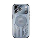 For iPhone 17 Pro ABEEL Ice Fox Series Magsafe Heat Sink Cooling Phone Case(Blue) - 2