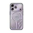 For iPhone 17 Pro ABEEL Ice Fox Series Magsafe Heat Sink Cooling Phone Case(Pink Purple) - 2