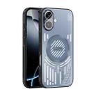 For iPhone 17 ABEEL Ice Fox Series Magsafe Heat Sink Cooling Phone Case(Blue) - 1