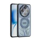 For vivo X200s ABEEL Ice Fox Series Magsafe Heat Sink Cooling Phone Case(Blue) - 1
