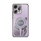 For OPPO Reno 14 Pro Global ABEEL Ice Fox Series Magsafe Heat Sink Cooling Phone Case(Pink Purple) - 2