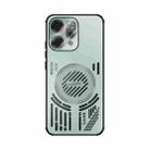For OPPO Reno 14 Global ABEEL Ice Fox Series Magsafe Heat Sink Cooling Phone Case(Light Green) - 2