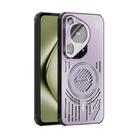 For Huawei Pura 70 Ultra ABEEL Ice Fox Series Magsafe Heat Sink Cooling Phone Case(Pink Purple) - 1