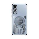 For Samsung Galaxy S25 Edge 5G ABEEL Ice Fox Series Magsafe Heat Sink Cooling Phone Case(Blue) - 2