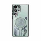 For Samsung Galaxy S25 Ultra 5G ABEEL Ice Fox Series Magsafe Heat Sink Cooling Phone Case(Light Green) - 2