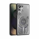 For Samsung Galaxy S25 Ultra 5G ABEEL Ice Fox Series Magsafe Heat Sink Cooling Phone Case(Titanium Gray) - 1