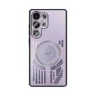 For Samsung Galaxy S25 Ultra 5G ABEEL Ice Fox Series Magsafe Heat Sink Cooling Phone Case(Pink Purple) - 2