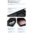 For Samsung Galaxy S25 5G ABEEL Ice Fox Series Magsafe Heat Sink Cooling Phone Case(Black) - 3
