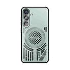 For Samsung Galaxy S25 5G ABEEL Ice Fox Series Magsafe Heat Sink Cooling Phone Case(Light Green) - 2