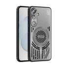 For Samsung Galaxy S25 5G ABEEL Ice Fox Series Magsafe Heat Sink Cooling Phone Case(Titanium Gray) - 1