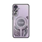 For Samsung Galaxy S25 5G ABEEL Ice Fox Series Magsafe Heat Sink Cooling Phone Case(Pink Purple) - 2