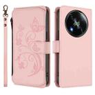 For Itel RS4 / S666LN Butterfly Love Flower Multi-card Zipper Wallet Leather Phone Case(Pink) - 2
