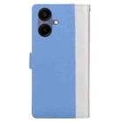 For Samsung Galaxy A06 4G / 5G Embossed Two-Color Leather Phone Case(White Blue) - 3