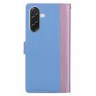For Samsung Galaxy A36 5G / A56 5G Embossed Two-Color Leather Phone Case(Pink Blue) - 3