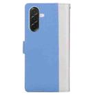 For Samsung Galaxy A36 5G / A56 5G Embossed Two-Color Leather Phone Case(White Blue) - 3