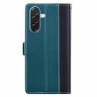For Samsung Galaxy A26 5G Embossed Two-Color Leather Phone Case(Black Green) - 3