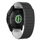 For Garmin 26mm xDfind Two Color Silicone Magnetic Watch Band(Black Grey) - 2