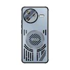 For Redmi K80 Pro ABEEL Ice Fox Series Magsafe Heat Sink Cooling Phone Case(Blue) - 2