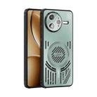 For Redmi K80 Pro ABEEL Ice Fox Series Magsafe Heat Sink Cooling Phone Case(Light Green) - 1