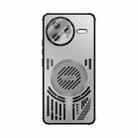 For Redmi K80 Pro ABEEL Ice Fox Series Magsafe Heat Sink Cooling Phone Case(Titanium Gray) - 2