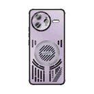 For Redmi K80 Pro ABEEL Ice Fox Series Magsafe Heat Sink Cooling Phone Case(Pink Purple) - 2
