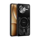 For Redmi K80 ABEEL Ice Fox Series Magsafe Heat Sink Cooling Phone Case(Black) - 1