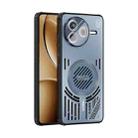 For Redmi K80 ABEEL Ice Fox Series Magsafe Heat Sink Cooling Phone Case(Blue) - 1
