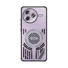 For Redmi K80 ABEEL Ice Fox Series Magsafe Heat Sink Cooling Phone Case(Pink Purple) - 2