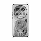 For Xiaomi 15 Ultra ABEEL Ice Fox Series Magsafe Heat Sink Cooling Phone Case(Titanium Gray) - 2