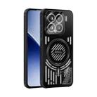 For Xiaomi 15 ABEEL Ice Fox Series Magsafe Heat Sink Cooling Phone Case(Black) - 1