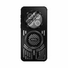 For Honor Magic7 Pro ABEEL Ice Fox Series Magsafe Heat Sink Cooling Phone Case(Black) - 2