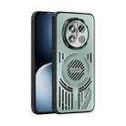 For Honor Magic7 ABEEL Ice Fox Series Magsafe Heat Sink Cooling Phone Case(Light Green) - 1