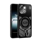 For OnePlus 13T ABEEL Ice Fox Series Magsafe Heat Sink Cooling Phone Case(Black) - 1